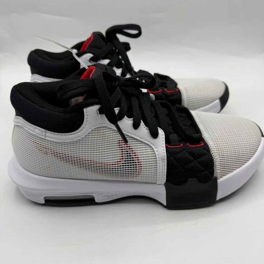 Nike LeBron Witness VIII Basketball Shoes‎ White Black FB2239-103 Mens 7 W 8.5